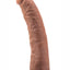 Au Naturel Jack Dildo with Suction Cup - Caramel - 7in