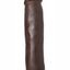 Au Naturel Jackson Dildo with Suction Cup - Chocolate - 9in