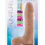 Au Naturel Mister Perfect Dildo with Balls - Brown/Caramel - 8.5in