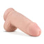 Au Naturel Pounder Dildo with Suction Cup - Vanilla - 10in