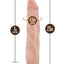 Au Naturel Ronnie Dildo with Suction Cup - Vanilla - 7.75in