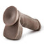 Au Naturel Sensa Feel Dildo - Chocolate - 8in