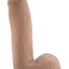 Au Naturel Sensa Feel Dildo with Suction Cup - Caramel - 7in