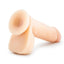 Au Naturel Sensa Feel Dildo with Suction Cup - Vanilla - 8in