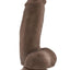 Au Naturel Sensa Feel Fat Boy Dildo - Chocolate - 7in