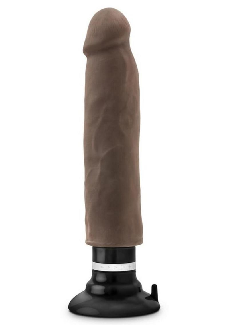 Au Naturel Sensa Feel Magnum Vibrating Dildo - Chocolate - 11in