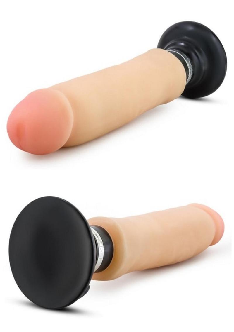 Au Naturel Sensa Feel Magnum Vibrating Dildo - Vanilla - 11in