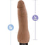 Au Naturel Tomas Vibrating Dildo - Caramel - 9in