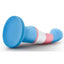 Avant Pride P2 True Blue Silicone Dildo - Multicolor - 6in