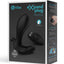 B-Vibe Expanding Plug Rechargeable Silicone with Remote Anal Plug - Black