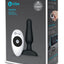 B-Vibe Novice Plug Rechargeable Silicone Anal Plug with Remote Control