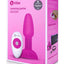 B-Vibe Rimming Petite Rechargeable Silicone Anal Plug with Remote