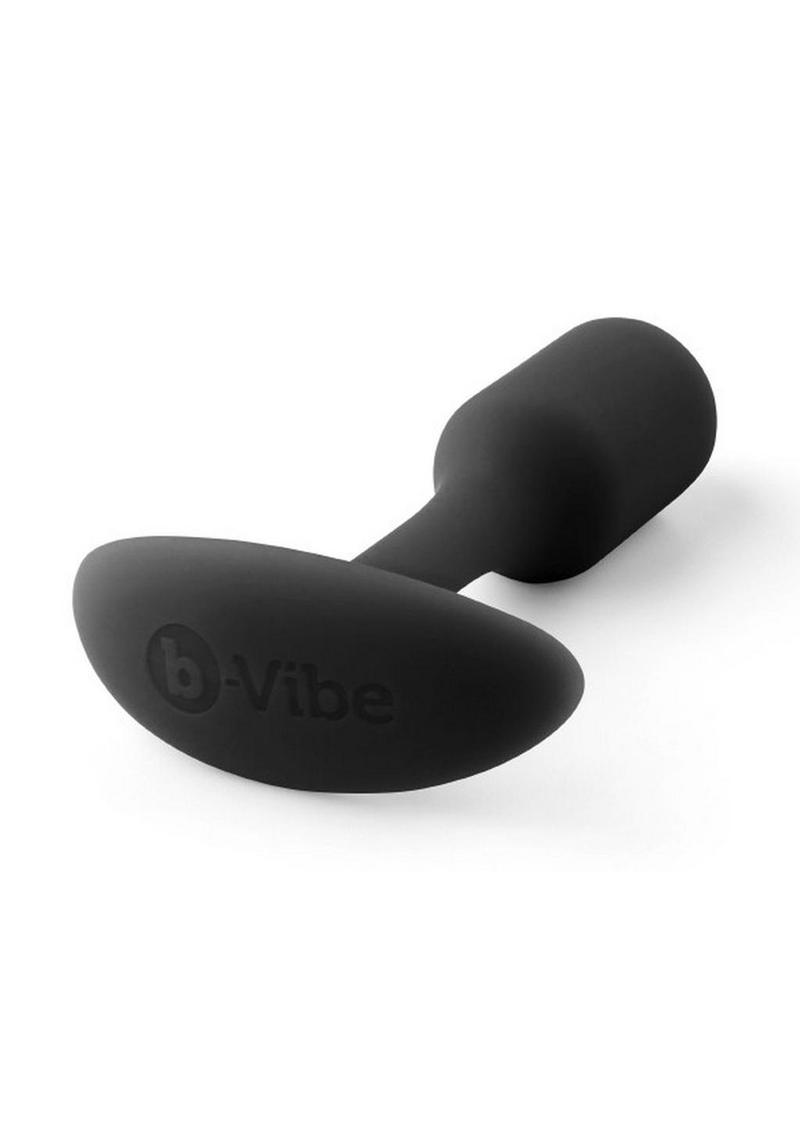 B-Vibe Snug Plug 1 Silicone Weighted Butt Plug - Black