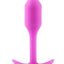 B-Vibe Snug Plug 1 Silicone Weighted Butt Plug - Fucshia