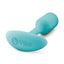 B-Vibe Snug Plug 1 Silicone Weighted Butt Plug - Green/Mint Green