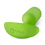 B-Vibe Snug Plug 3 Silicone Weighted Anal Plug - Green/Lime