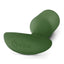 B-Vibe Snug Plug 4 Silicone Weighted Anal Plug - Army Green/Green