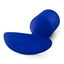 B-Vibe Snug Plug 4 Silicone Weighted Anal Plug - Blue/Navy