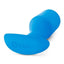 B-Vibe Snug Plug 5 Silicone Weighted Anal Plug - Blue