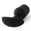 B-Vibe Snug Plug 6 Silicone Weighted Anal Plug - Black
