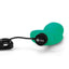 B-Vibe Twist Textured Rechargeable Silicone Anal Plug - Green