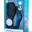 B-Vibe Vibrating Snug and Tug Rechargeable Silicone Cock Ring Andamp; Anal Plug