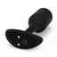 B-Vibe Vibrating Snug Plug 2 Rechargeable Silicone Anal Plug - Black