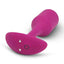 B-Vibe Vibrating Snug Plug 2 Rechargeable Silicone Anal Plug - Red/Rose