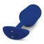 B-Vibe Vibrating Snug Plug 4 Rechargeable Silicone Anal Plug - Blue/Navy