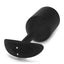 B-Vibe Vibrating Snug Plug Rechargeable Silicone Anal Plug - Black - XXLarge