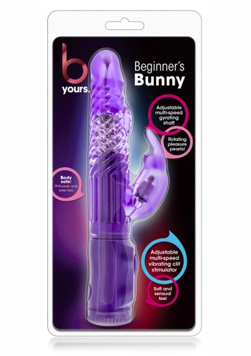 B Yours Beginner's Bunny Rabbit Vibrator - Purple