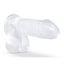 B Yours Diamond Glimmer Dildo - Clear - 8in