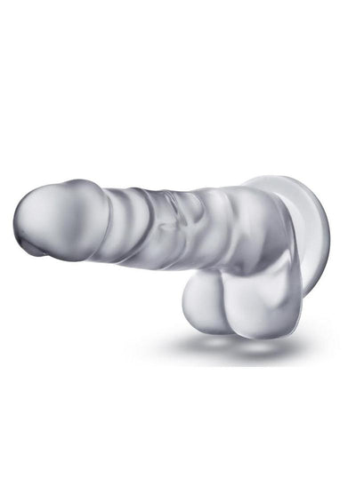 B Yours Diamond Quartz Dildo - Clear - 7.5in