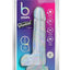 B Yours Diamond Quartz Dildo - Clear - 7.5in