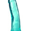 B Yours Plus Hard N' Happy Realistic Dildo - Teal - 5.5in