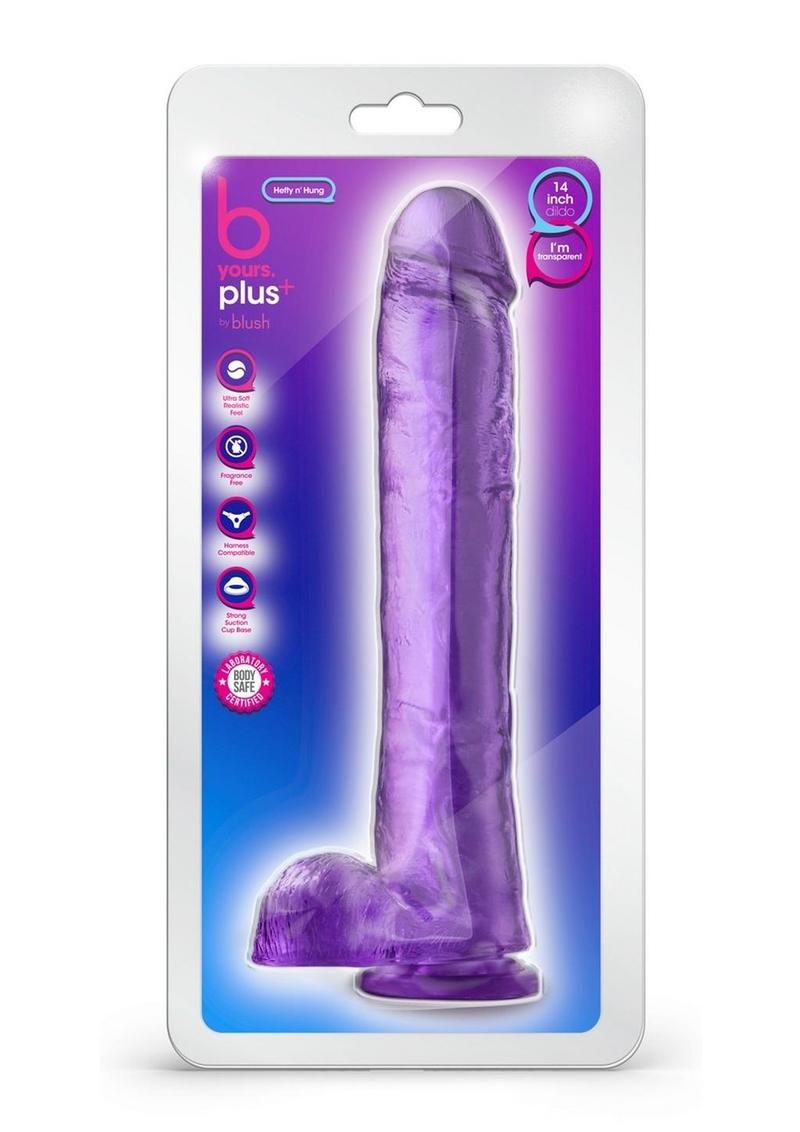 B Yours Plus Hefty N' Hung Realistic Dildo with Suction Cup