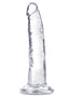 B Yours Plus Lust N' Thrust Realistic Dildo - Clear - 7.5in