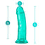 B Yours Plus Roar N' Ride Realistic Dildo - Teal - 8in