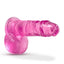 B Yours Plus Rock N' Roll Realistic Dildo with Balls - Pink - 7.25in