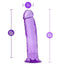 B Yours Plus Thrill N' Drill Realistic Dildo - Purple - 9.5in