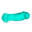 B Yours Plus Thrill N' Drill Realistic Dildo - Teal - 9.5in