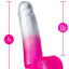 B Yours Sugar Magnolia Dildo 7in Fuschia