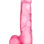 B Yours Sweet N' Hard 4 Dildo with Balls - Pink - 7.75in