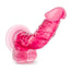 B Yours Sweet N' Hard 7 Dildo with Balls - Pink - 8in