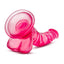 B Yours Sweet N' Hard 7 Dildo with Balls - Pink - 8in