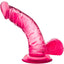 B Yours Sweet N' Hard 8 Dildo with Balls - Pink - 6.5in