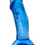 B Yours Sweet N' Small Dildo with Suction Cup - Blue - 4.5in