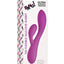 Bang! 10x Flexible Rechargeable Silicone Rabbit - Purple