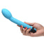 Bang! 10x Rechargeable Silicone G-Spot Vibrator - Blue