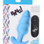 Bang! 21x Vibrating Silicone Rechargeable Swirl Butt Plug with Remote Control